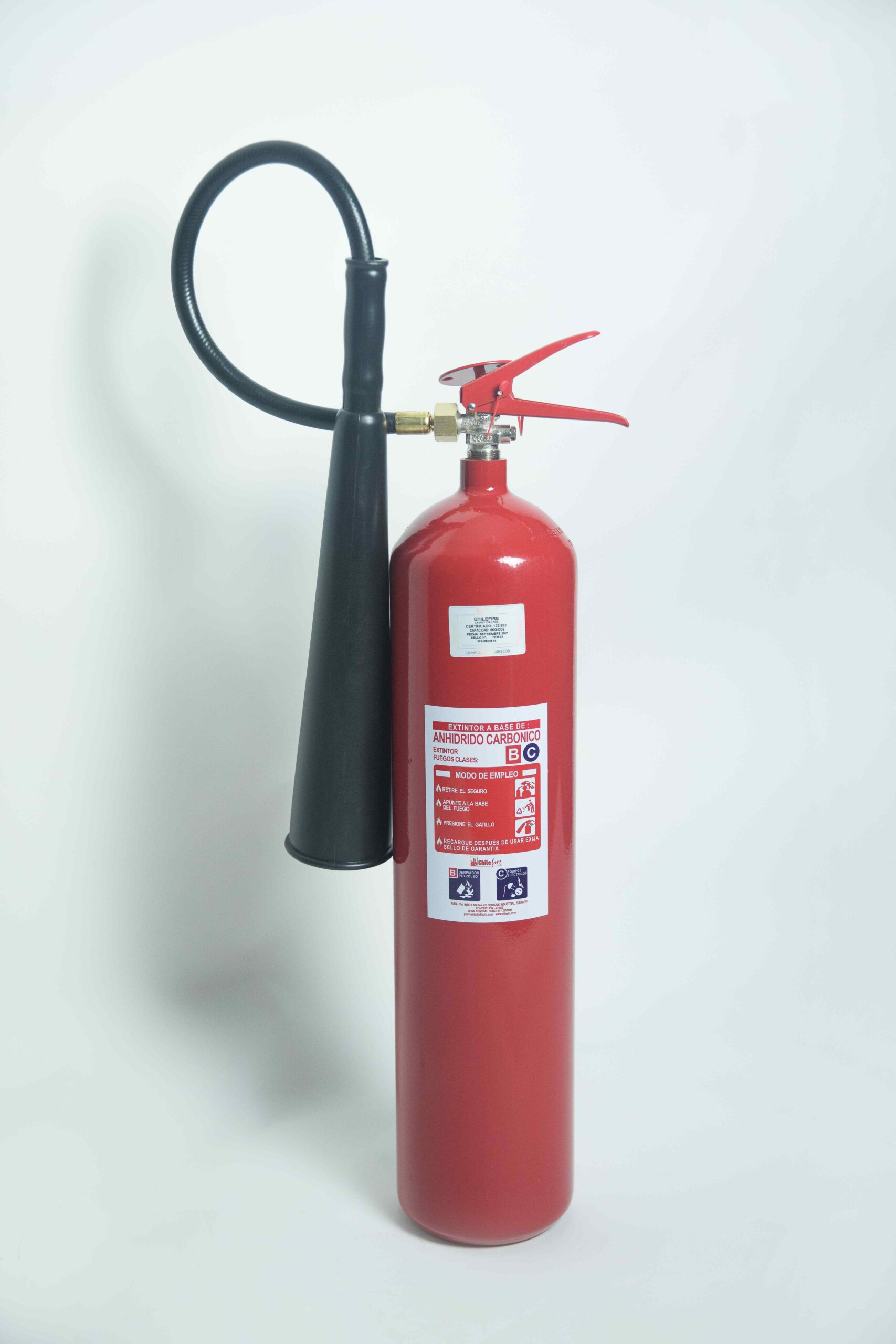 Extintor CO2 6 Kilos ChileFire – Lavin Fire Protection
